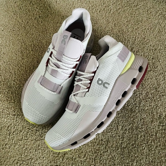 On Running Shoes - SOLD! On Running Cloudnova Undyed White Fade Womens 9.5